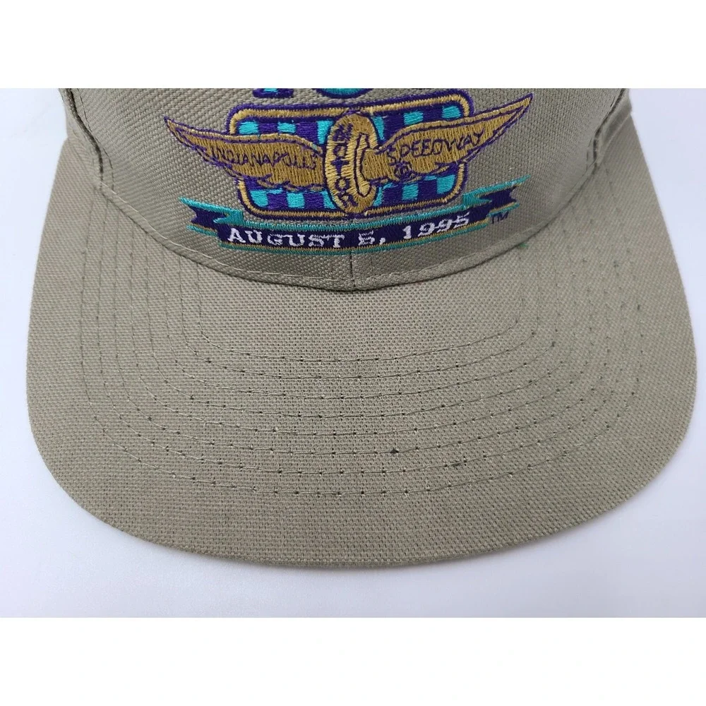 Vintage 1995 Brickyard‎ 400 Logo Athletic Snapback (Fits Small) Hat Cap NASCAR